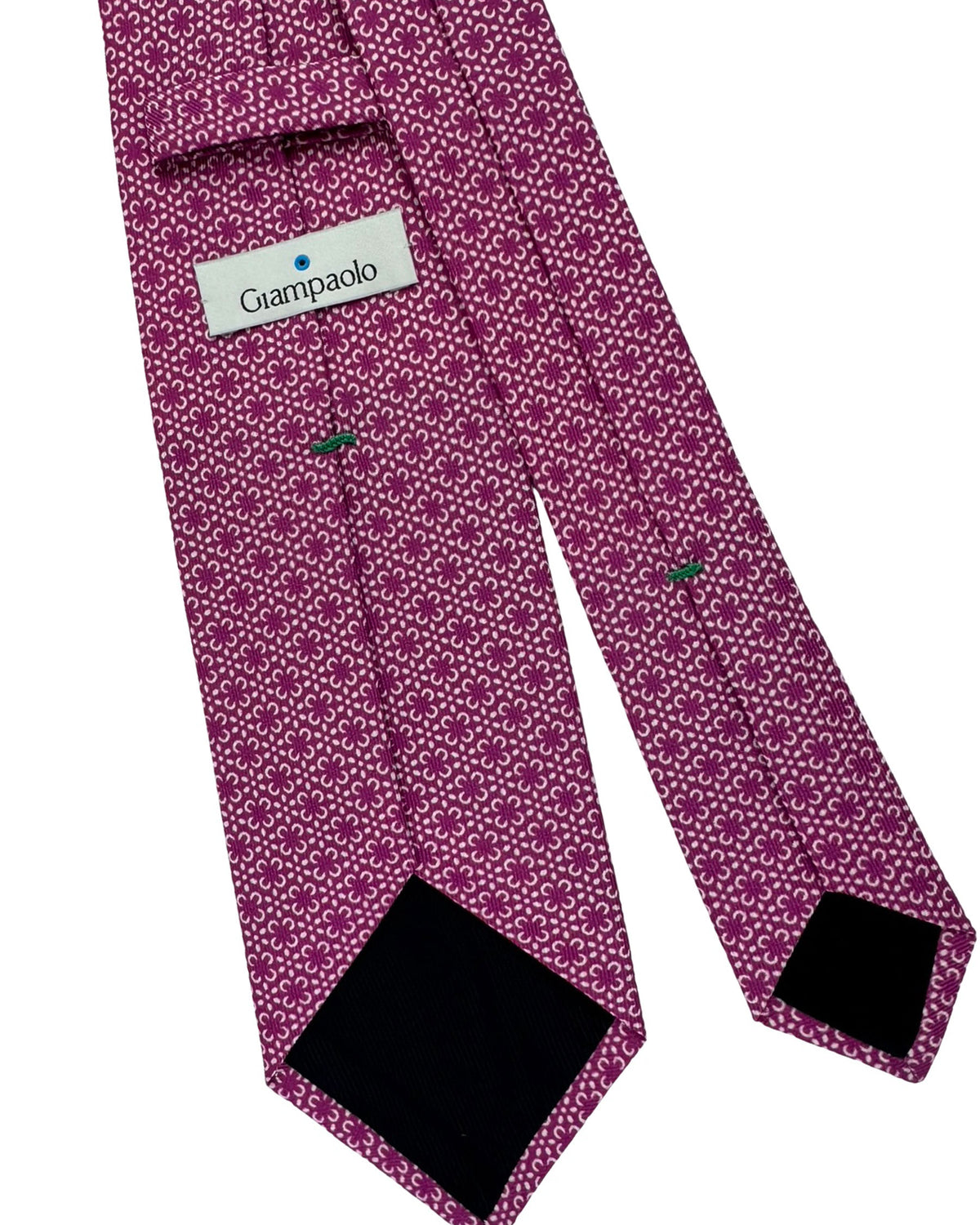 Giampaolo Tie Cranberry Pink Geometric - Sartorial SALE