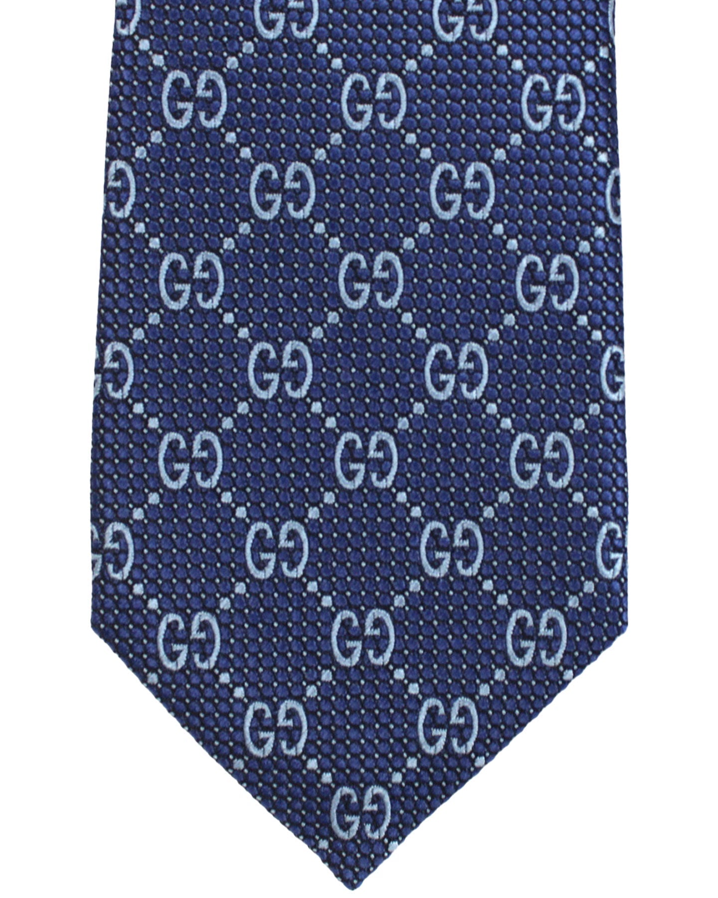 Midnight blue B-logo silk tie set