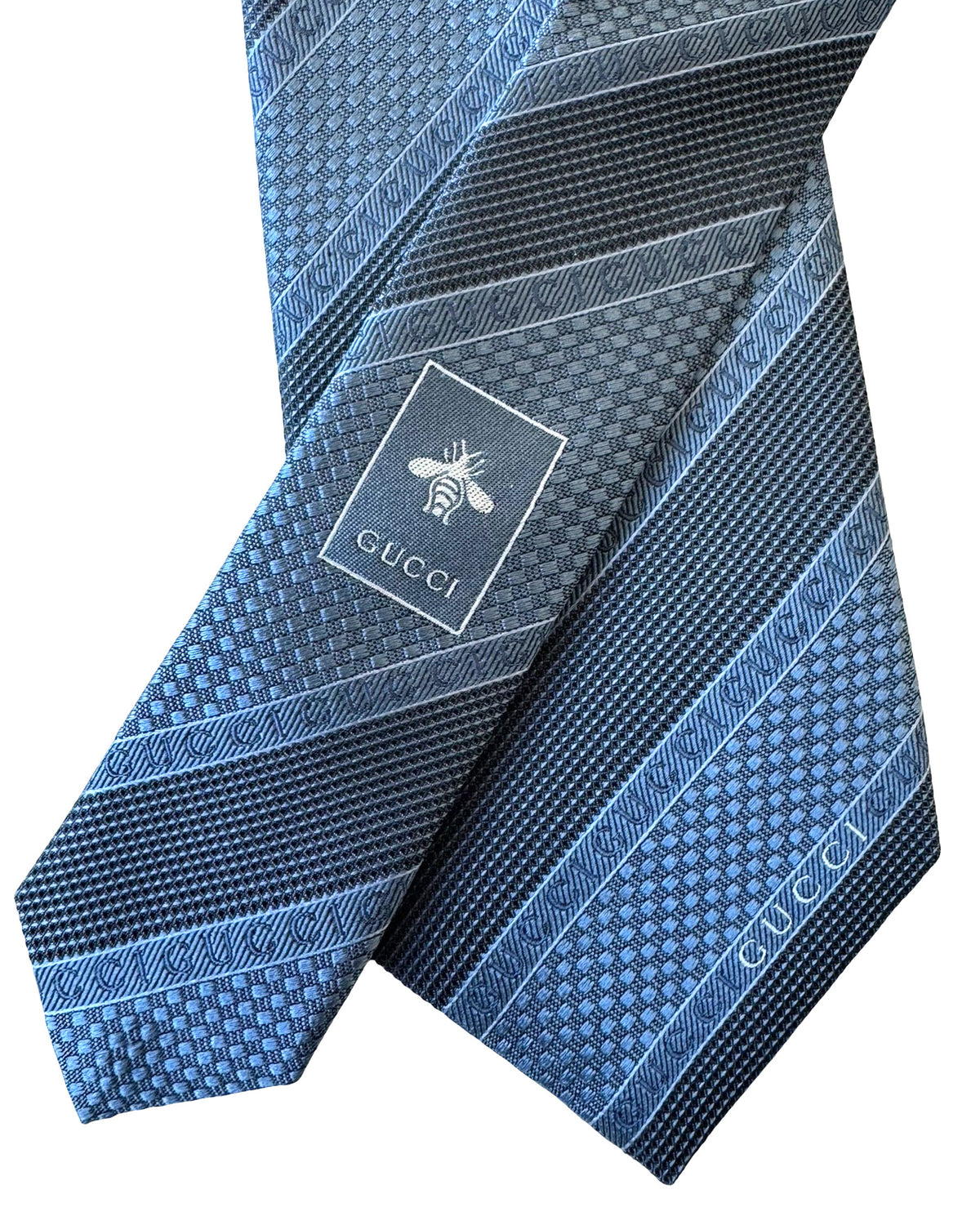 Gucci Tie Metal Blue