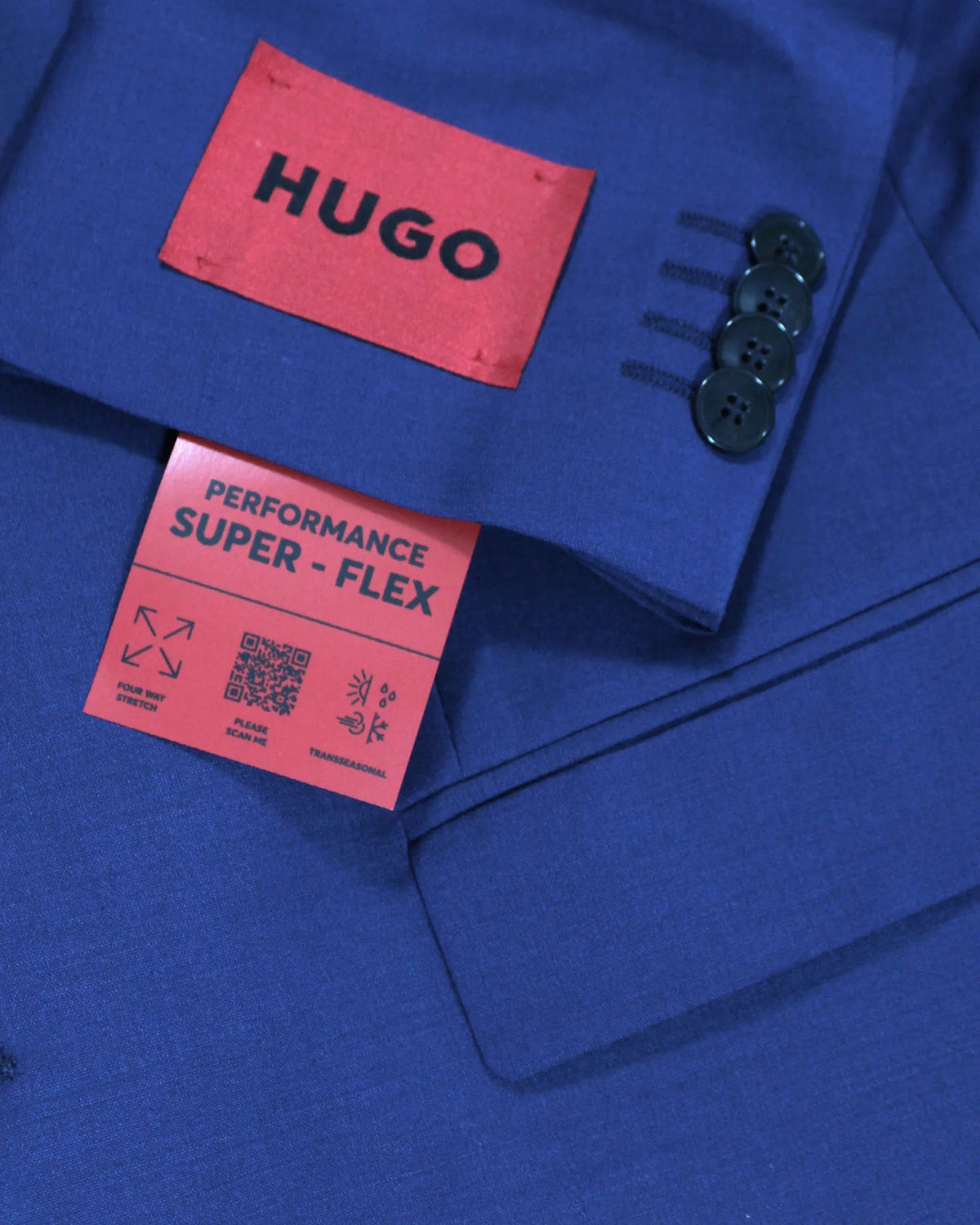 Hugo Boss Sport Coat Royal Blue HUGO Regular Fit - Wool Blazer EU 50 / US 40 SALE