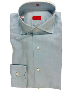 Isaia Shirt Light Blue 39 - 15 1/2 Regular Fit