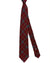 Isaia Tie Rust Brown Plaid Design - Sevenfold Wool Silk Necktie