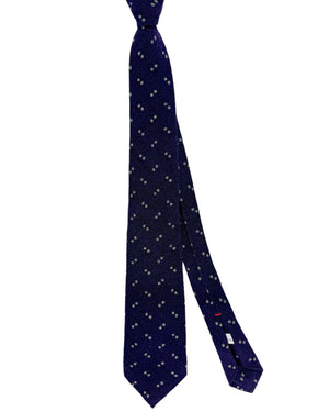 Isaia Sevenfold Wool Silk Necktie