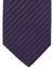 Isaia Sevenfold Tie Purple Stripes - Silk Necktie