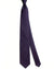 Isaia Sevenfold Tie Purple Stripes - Silk Necktie