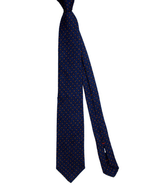 Isaia Sevenfold Wool Silk Necktie