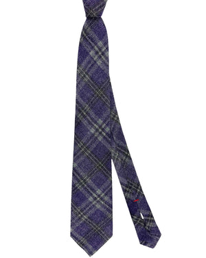 Isaia Sevenfold Wool Necktie