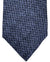 Isaia Sevenfold Tie Purple Gray Zig Zag - Wool Necktie