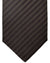 Isaia Sevenfold Tie Dark Brown Tonal Stripes