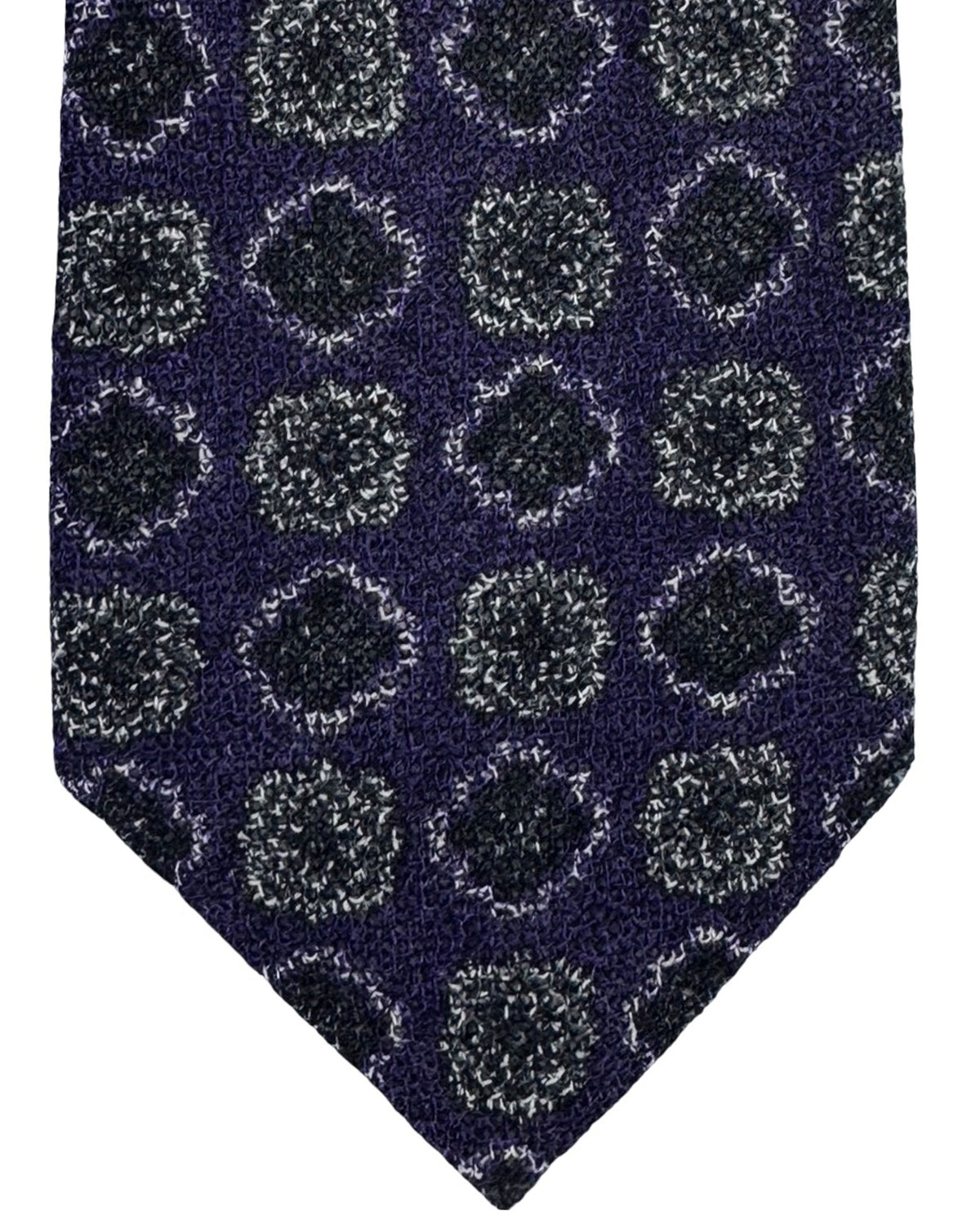 Purple Wool Tie