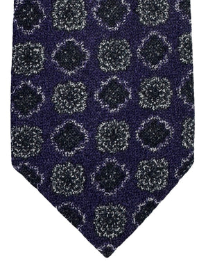 Purple Wool Tie