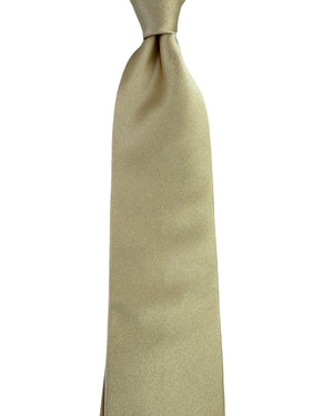 Isaia Tie Cream Solid Design SALE