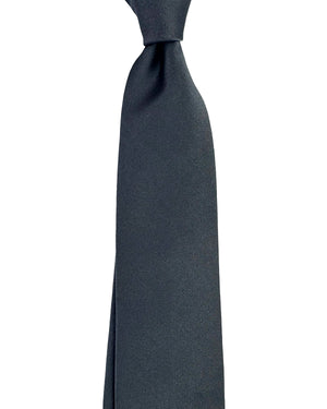Isaia Tie Charcoal Gray