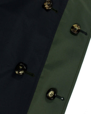 Kired Jacket Reversible Dark Blue/ Green Rain Coat EU 50/ M