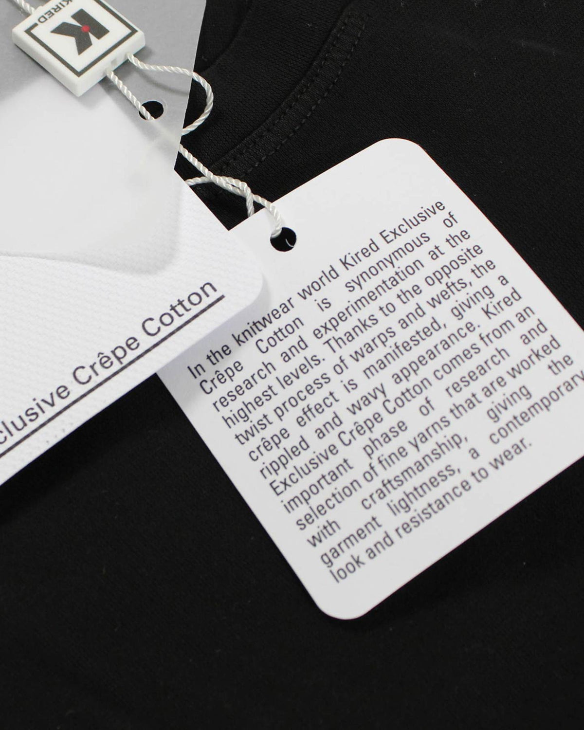 Kired Kiton T-Shirt Black Crêpe Cotton 54 / XL SALE