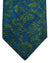 Kiton Tie Blue And Green Floral - Sevenfold Necktie