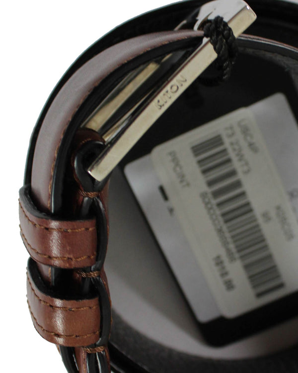 Kiton Belt K Logo Leather Size 44 US Brown 01BT0102