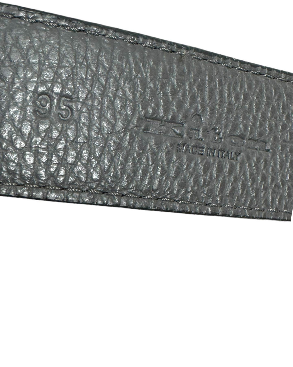 Kiton Belt Bordeaux Leather Men Belt 95 / 38