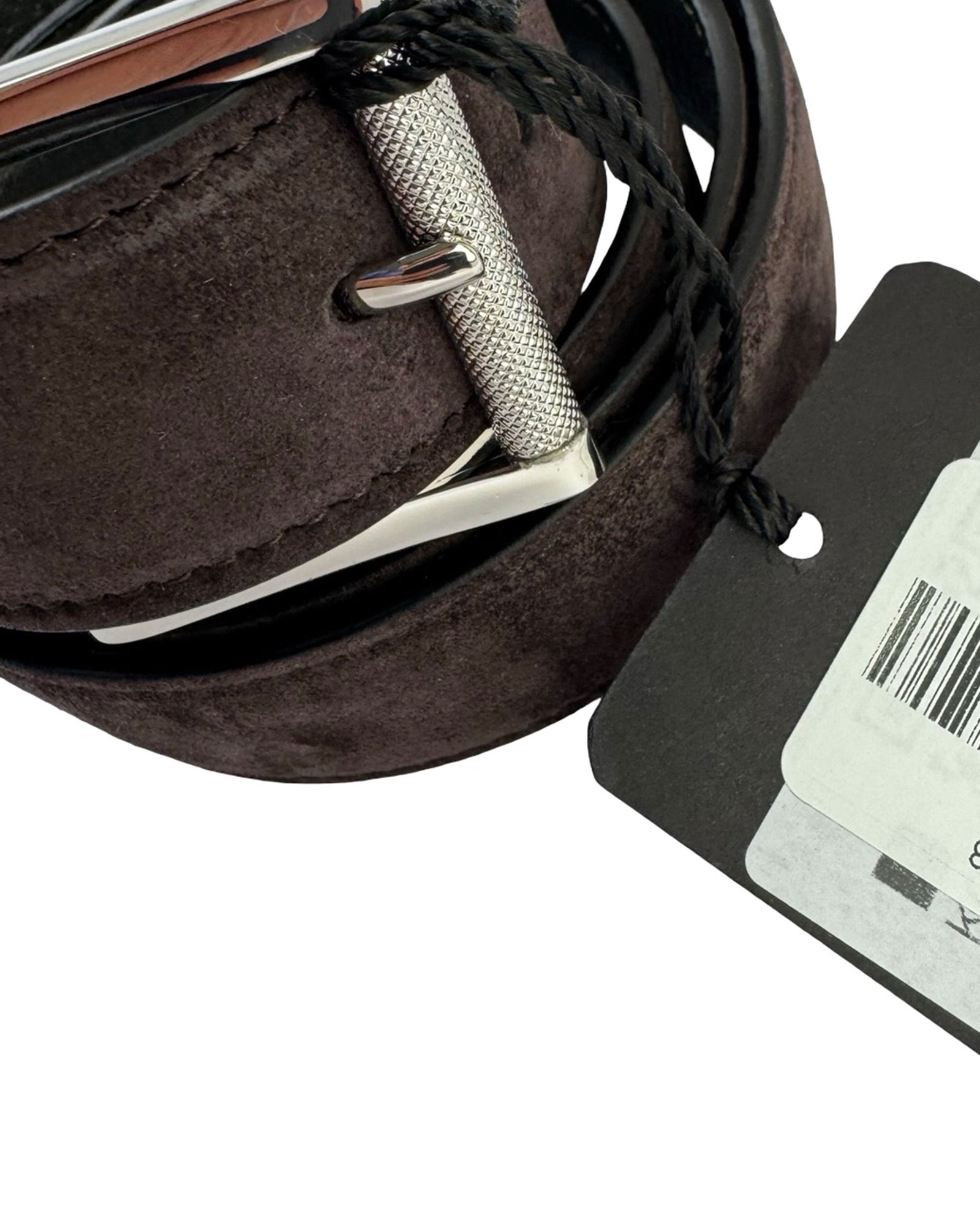 Kiton Belt Brown Suede