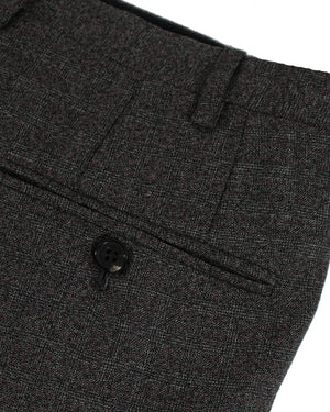 Kiton Cashmere Suit Bespoke Gray Check Plaid EU 56 - US 44 L