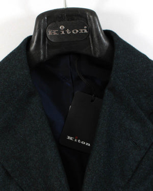 Kiton Sport Coat Midnight Blue Cashmere LASA EUR 50/ US 40 R9