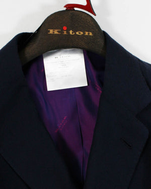 Kiton Sport Coat Navy Men Blazer Hanger