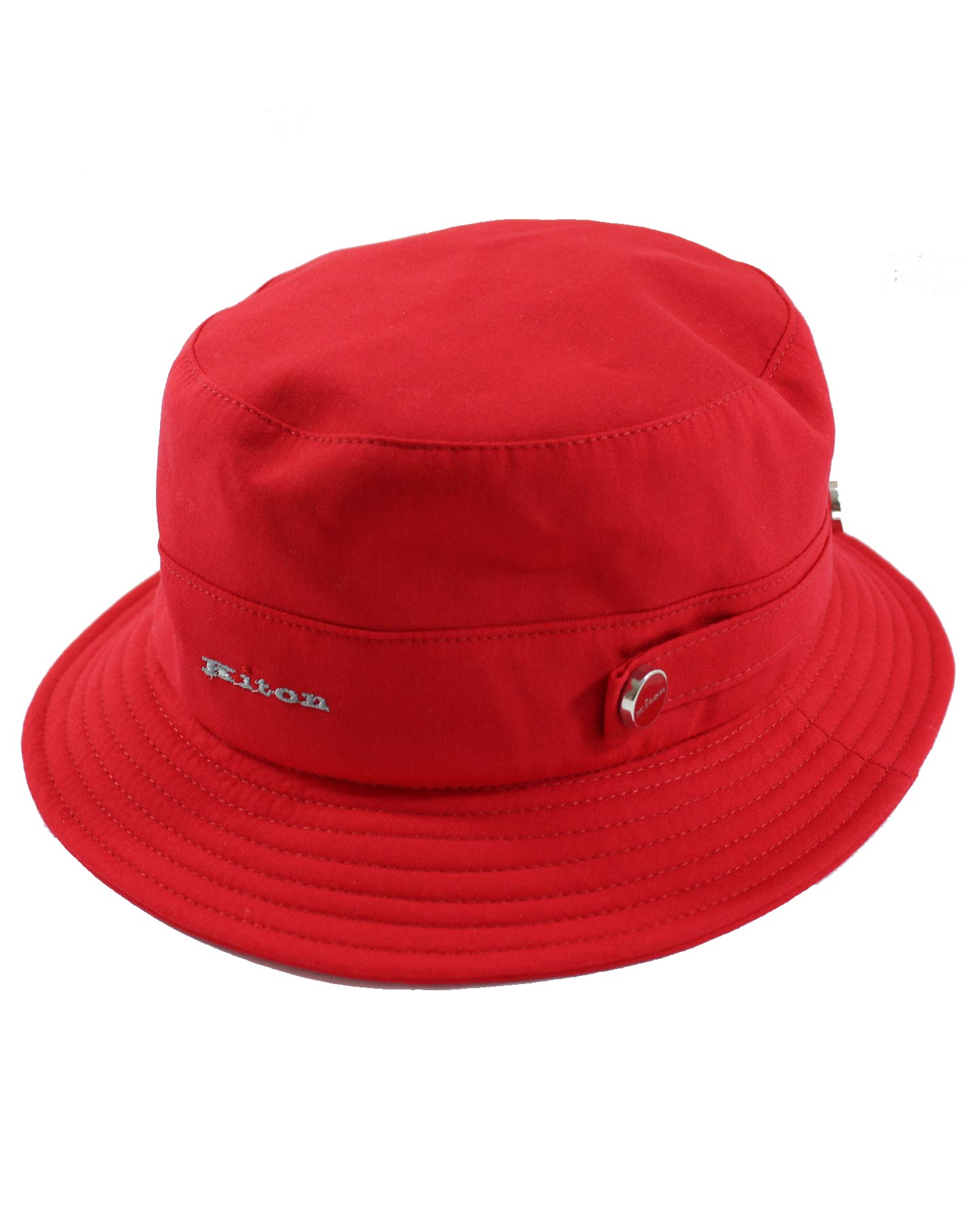 Kiton Bucket Hat Red - Men Beachwear Hat