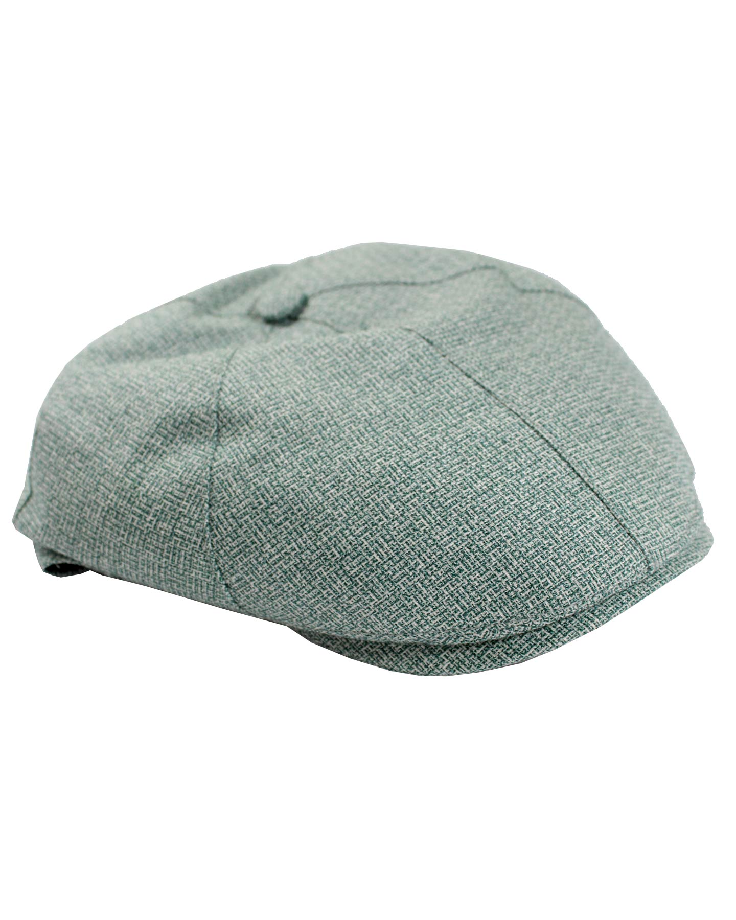 Kiton Soft Cap Green Gray Ivy Cap