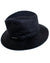 Kiton Wool Fedora Hat Black 