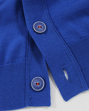 Kiton Wool Vest Royal Blue