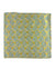 Kiton Silk Pocket Square Charteuse Blue Paisley FINAL SALE