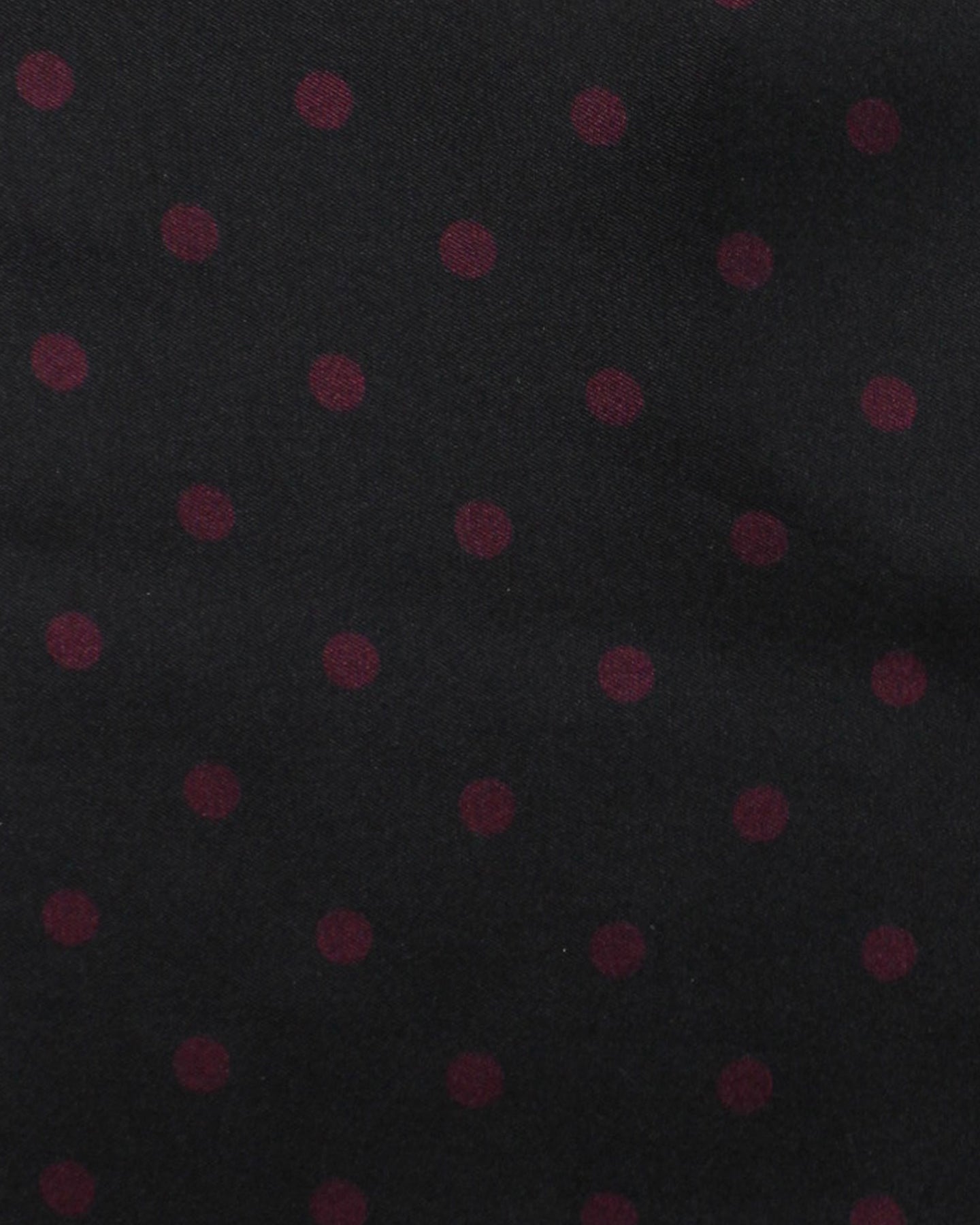 Kiton Silk Pocket Square Black Purple Dots