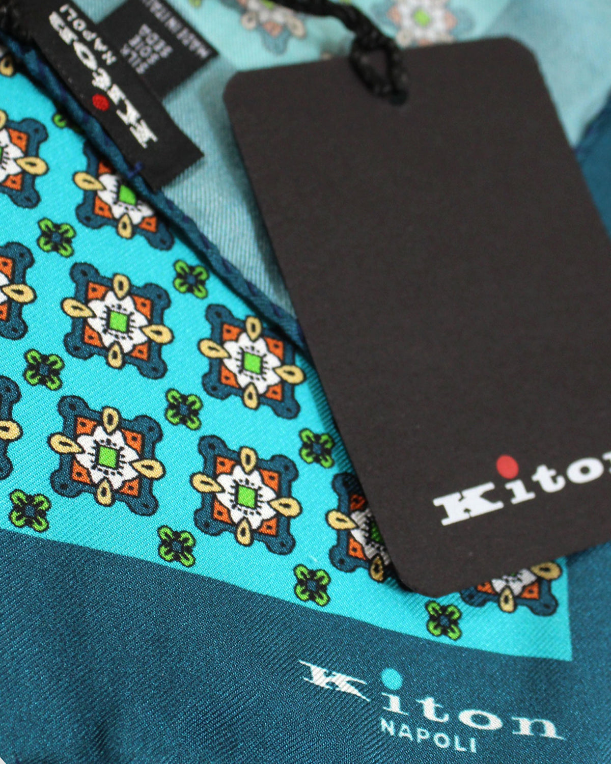 Kiton Silk Pocket Square 