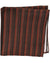 Kiton Silk Pocket Square Brown Stripes