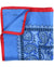 Kiton Silk Pocket Square Blue Red  Paisley