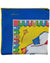 Kiton Silk Pocket Square Blue Yellow Novelty Kites