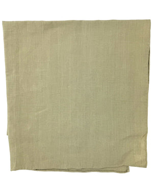 Kiton Linen Pocket Square Taupe Solid