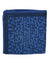 Kiton Wool Pocket Square Blue Houndstooth