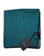 Kiton Silk Pocket Square Teal Midnight Blue