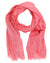 Kiton Cashmere Silk Scarf Solid Pink - Large Shawl