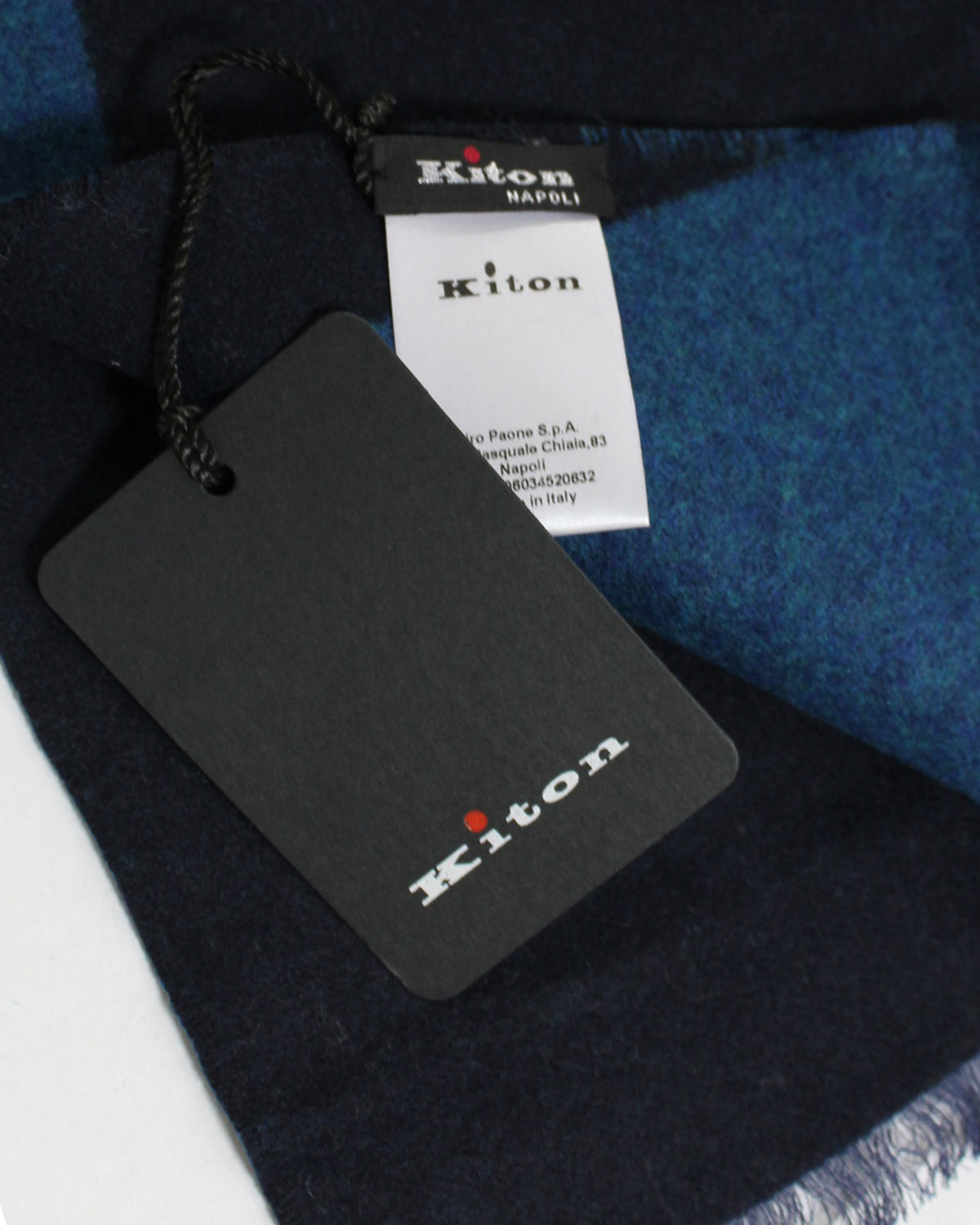 Kiton Wool Cashmere Scarf 