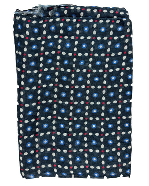 Scarf Navy Red Blue White