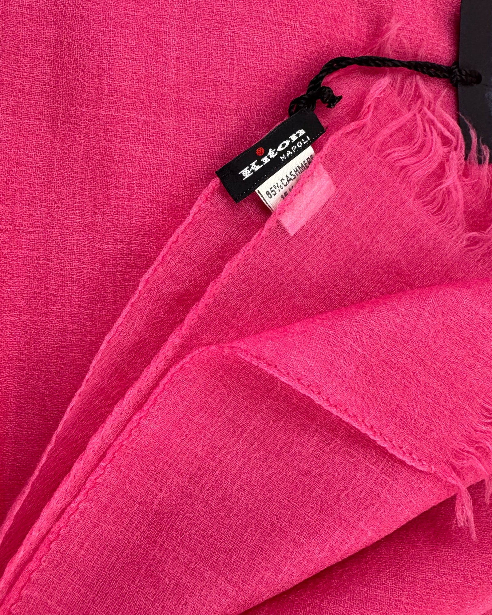 Kiton Scarf Solid Magenta - Luxury Men Shawl