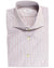 Kiton Shirt White Burgundy Blue Stripes 40 - 15 3//4