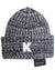 Kiton Soft Knit Cap Cashmere Black Gray
