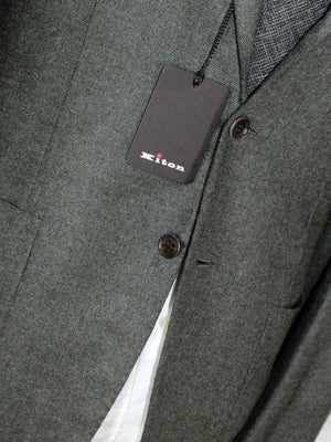 Kiton Cashmere Sport Coat Gray EU 50/ US 40 R SALE