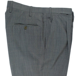 Kiton Suit Gray Blue 14 Micron Wool Sartorial EUR 48/ US 38 R SALE