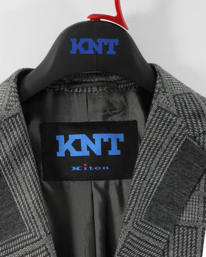 KNT Kiton Sport Coat Gray Cashmere Blend EUR 48/ US 38 R