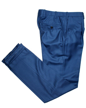 Kiton Suit Dark Blue 14 Micron Wool  Pants