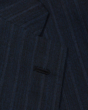 New Kiton Suit Midnight Blue Stripes 